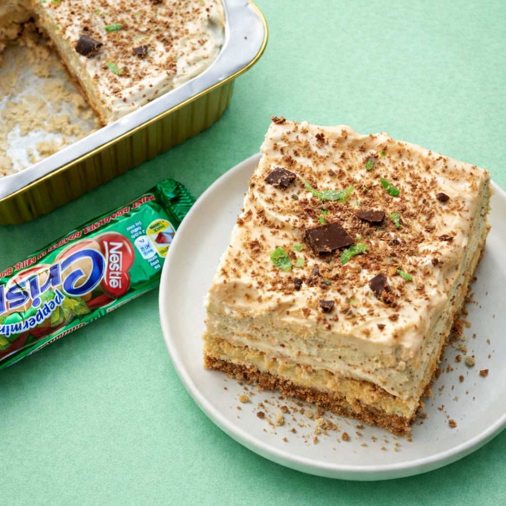 Peppermint Crisp Tart