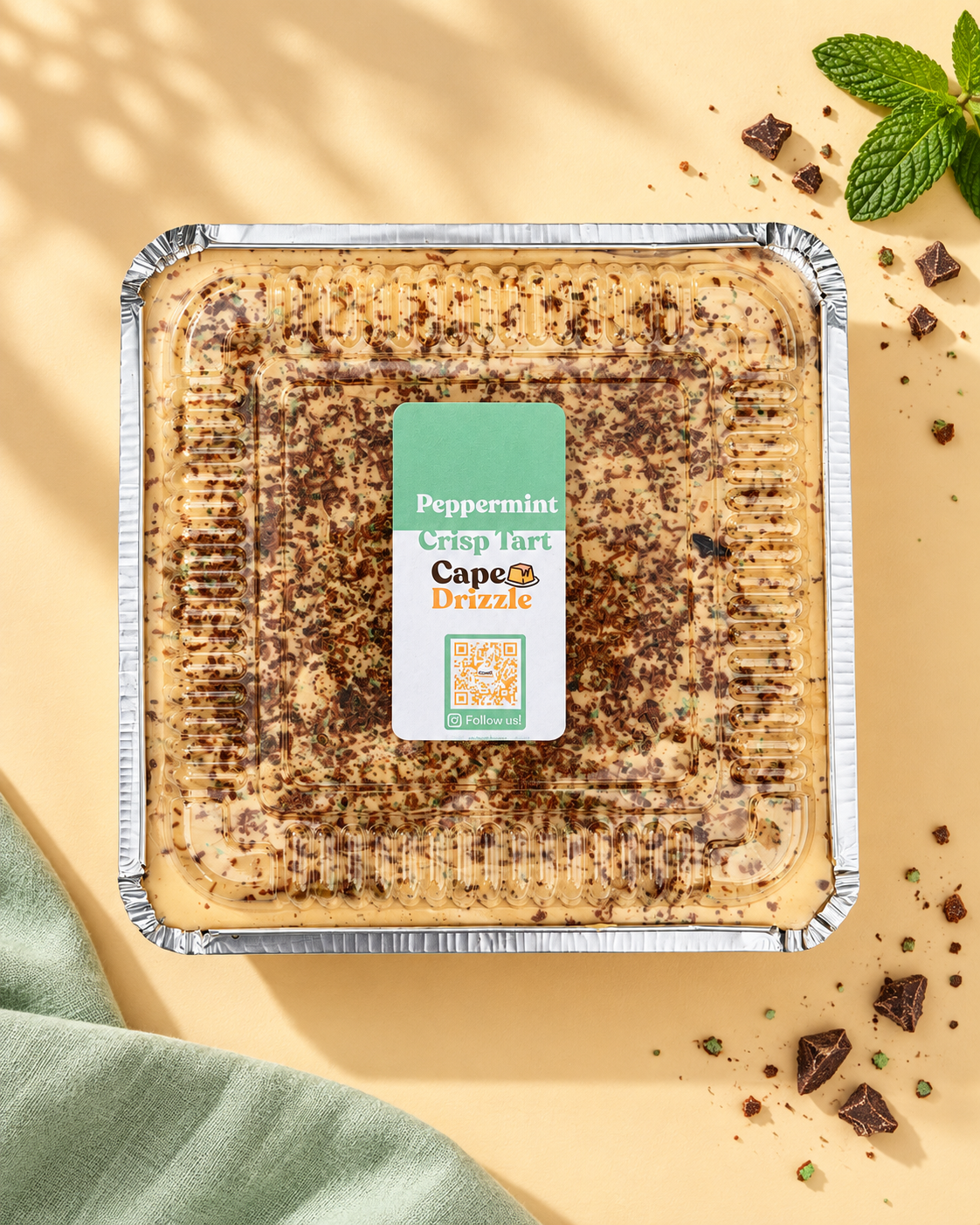 Peppermint Crisp Tart